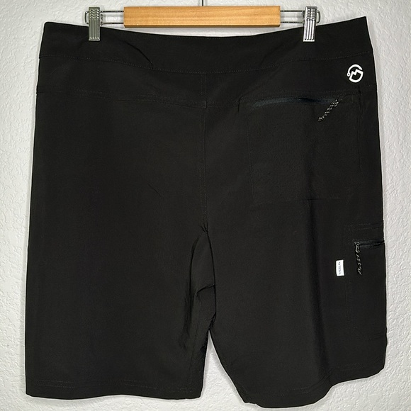 Magellan Men’s Water Repellent Shorts Black Large - Picture 5 of 10